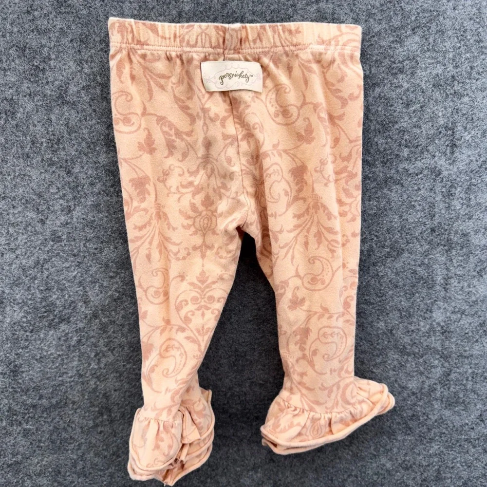Persnickety Girls Dress Legging Headband Set Size 6-12M Red Christmas Stocking‎